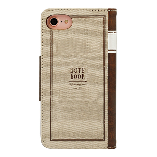 【iPhone8/7/6s/6 ケース】Notebook Case (ブラウン)goods_nameサブ画像
