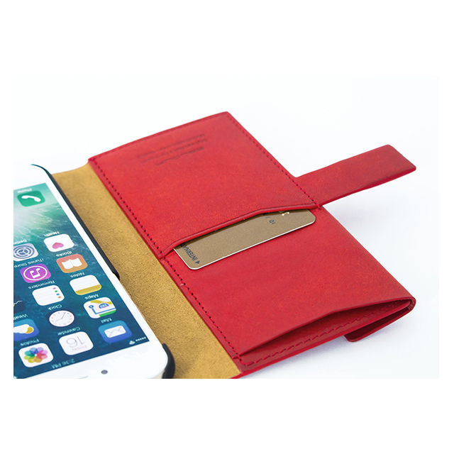 【iPhone8/7 ケース】Modern Snap Wallet (Red)サブ画像