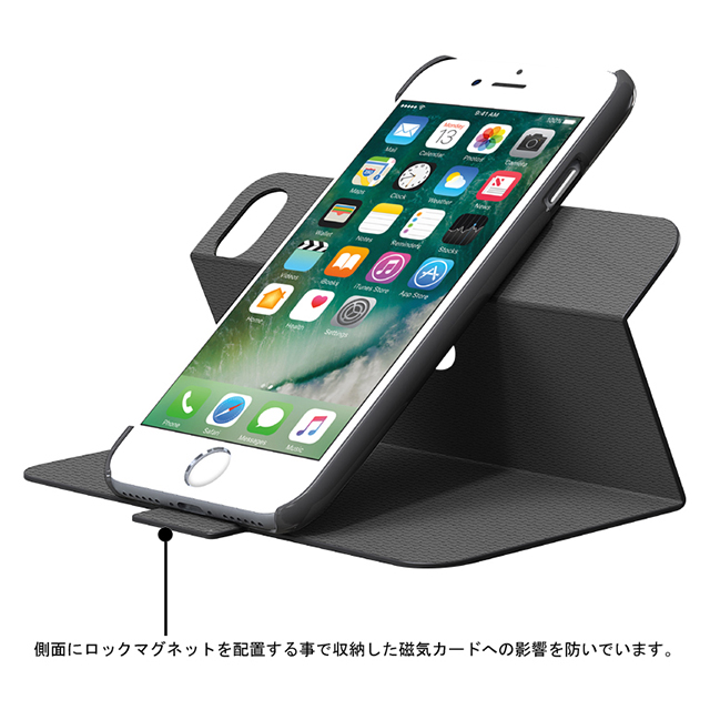 【iPhoneSE(第3/2世代)/8/7 ケース】SPIN FOLIO (Quartz Grey)goods_nameサブ画像