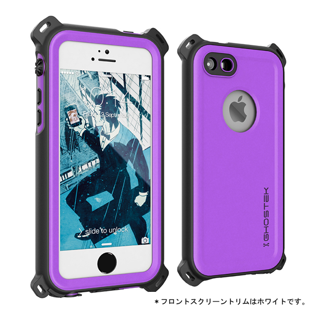 【iPhoneSE(第1世代)/5s/5 ケース】Nautical (Purple)goods_nameサブ画像