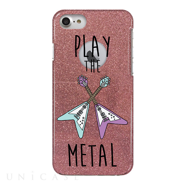 【iPhone8/7 ケース】グリッターケース (Play the metal)