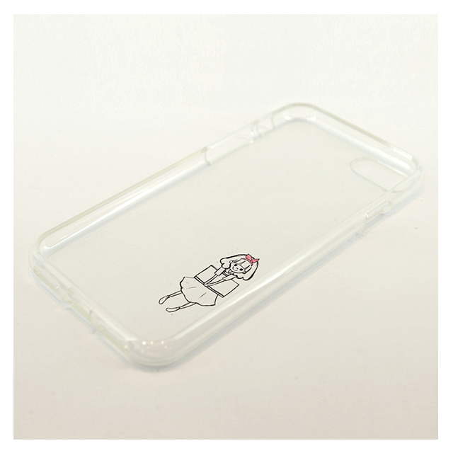 【iPhone8/7 ケース】CLEAR CASE (ribbon girl)goods_nameサブ画像