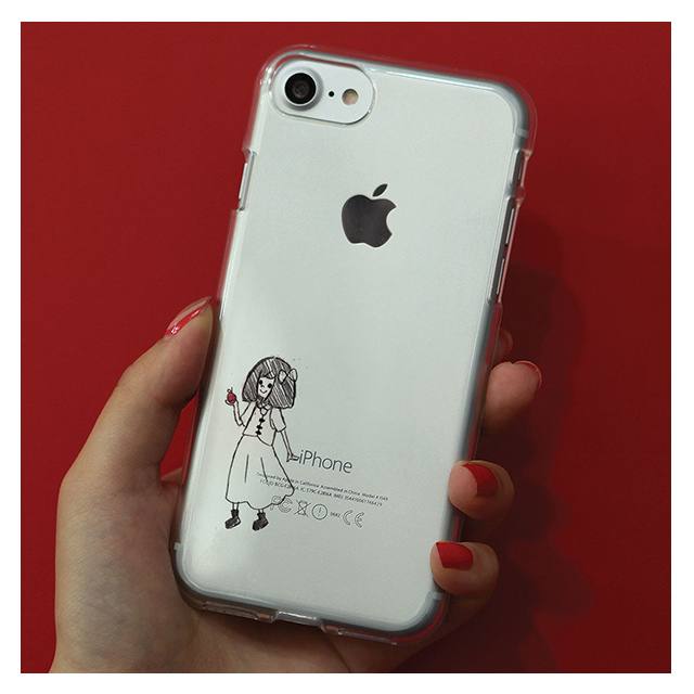 【iPhone8/7 ケース】CLEAR CASE (sewing girl)goods_nameサブ画像
