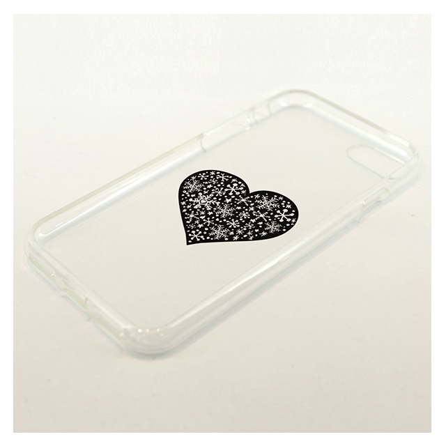 【iPhone8/7 ケース】CLEAR CASE (snow heart)goods_nameサブ画像