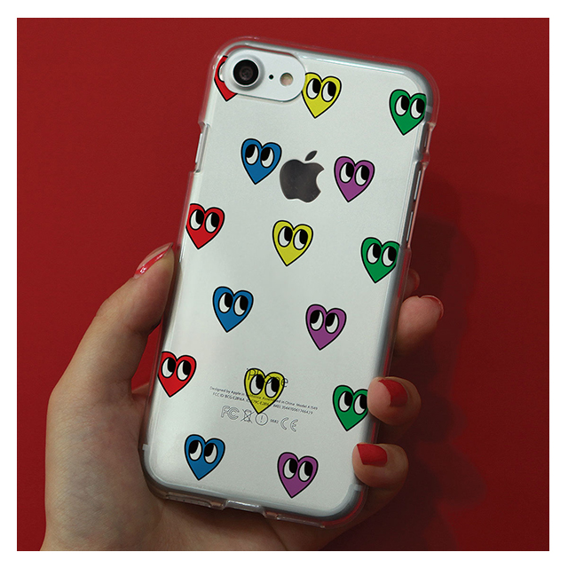 【iPhone8/7 ケース】CLEAR CASE (eyes heart)goods_nameサブ画像