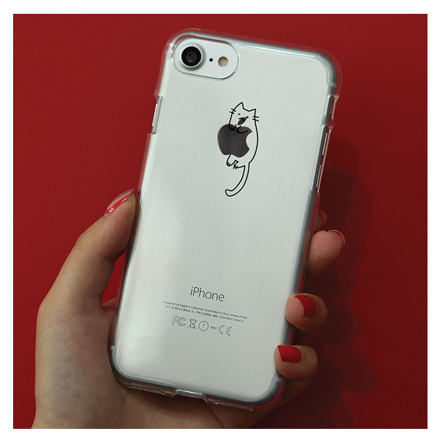 【iPhone8/7 ケース】CLEAR CASE (Cats cling)goods_nameサブ画像