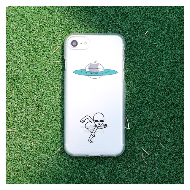 【iPhone8/7 ケース】CLEAR CASE (Aliens running)goods_nameサブ画像