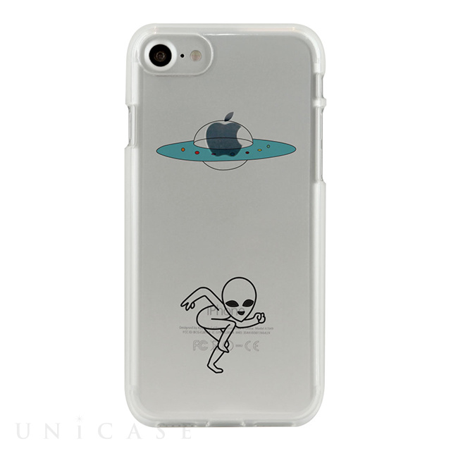 【iPhone8/7 ケース】CLEAR CASE (Aliens running)