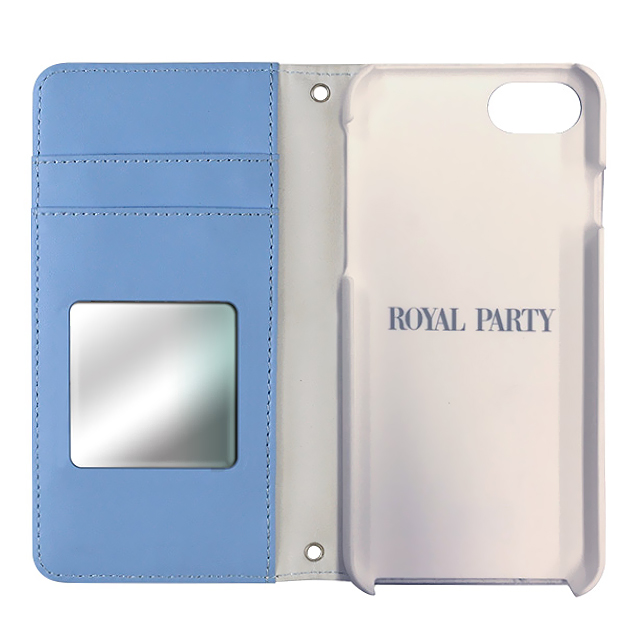 【iPhoneSE(第3/2世代)/8/7 ケース】ROYAL PARTY (ハーフ/パステル/ブルー)goods_nameサブ画像