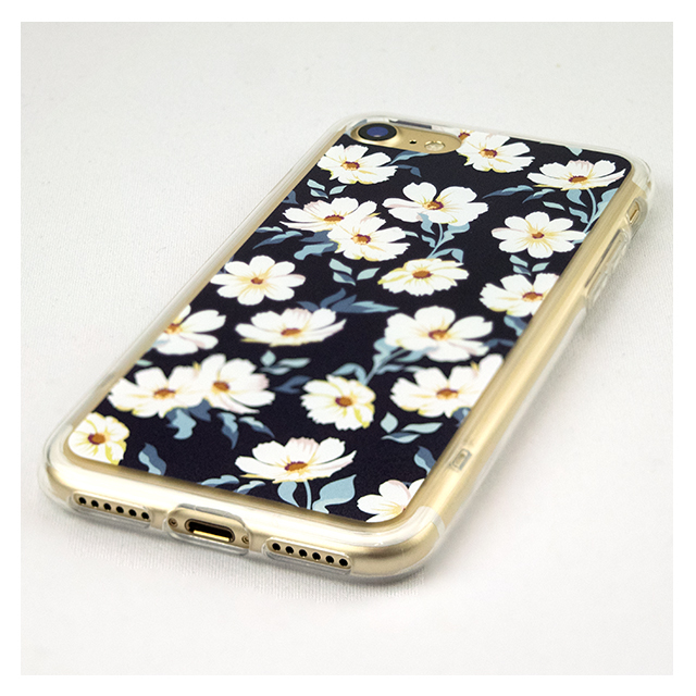 【iPhoneSE(第3/2世代)/8/7 ケース】Flower Series for iPhone7(Navy)サブ画像