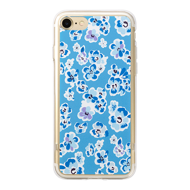 【iPhoneSE(第3/2世代)/8/7 ケース】Flower Series for iPhone7(Blue)サブ画像
