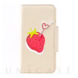 【iPhone8/7/6s/6 ケース】Fruits in Juice iPhone case (Strawberry)