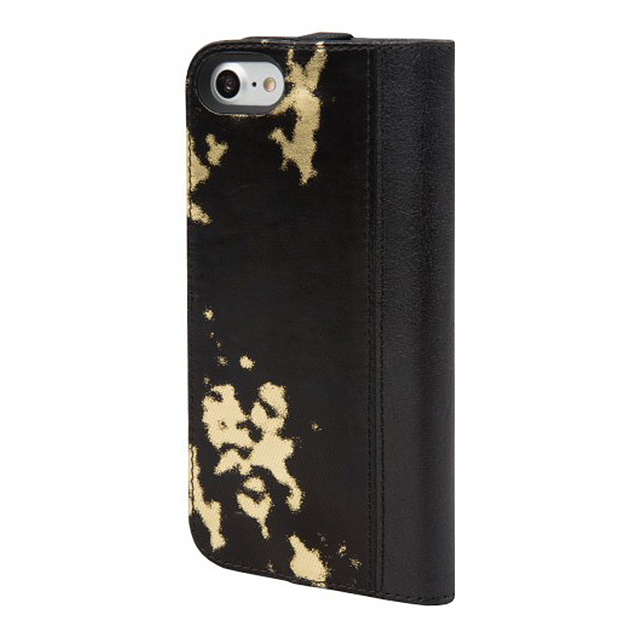 【iPhone7 ケース】ICON WALLET (BLACK GOLD LEATHER)サブ画像