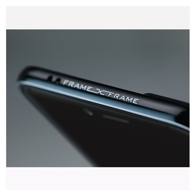 【iPhone7 Plus ケース】FRAME x FRAME メタルバンパーケース (ジェットブラック/ブラック)サブ画像
