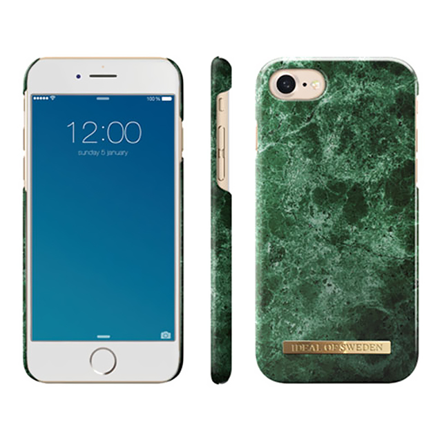 【iPhone8/7 ケース】Fashion Case (Green Marble)サブ画像