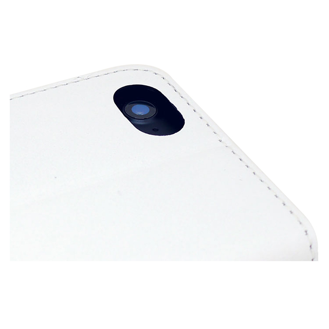 【iPhone7 ケース】Cuoio オイルレザーケース (白×ゴールド)サブ画像