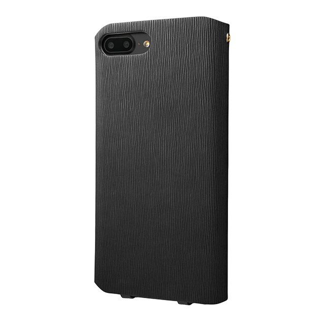 【iPhone8 Plus/7 Plus ケース】Flap Leather Case ”Colo” (Black)サブ画像