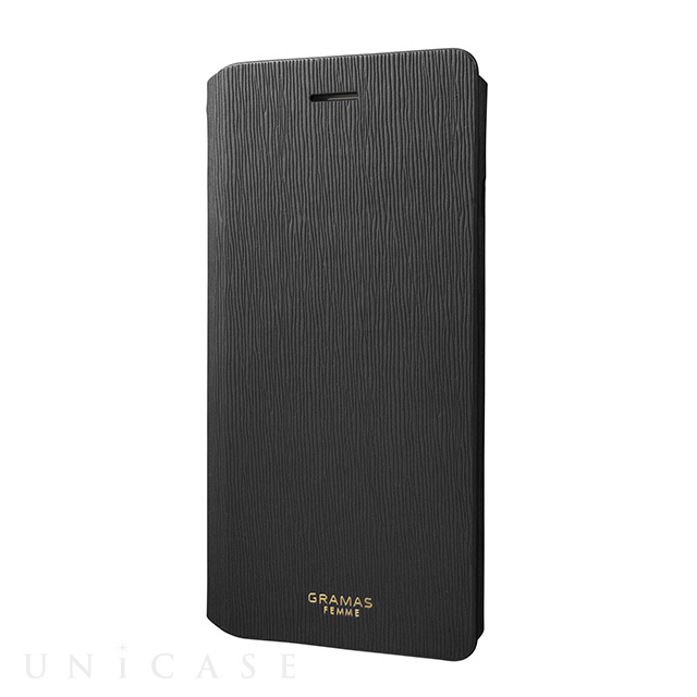 【iPhone8 Plus/7 Plus ケース】Flap Leather Case ”Colo” (Black)