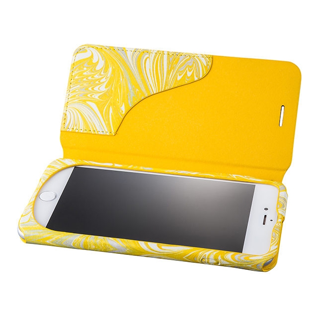 【iPhone8 Plus/7 Plus ケース】Flap Leather Case ”Mab” (Yellow)goods_nameサブ画像