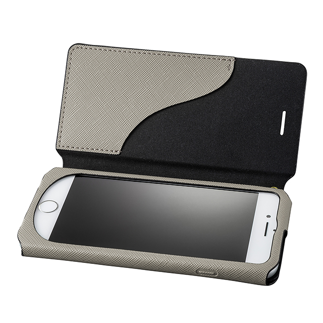 【iPhone8/7 ケース】Bag Type Leather Case ”Sac” (Gray)サブ画像