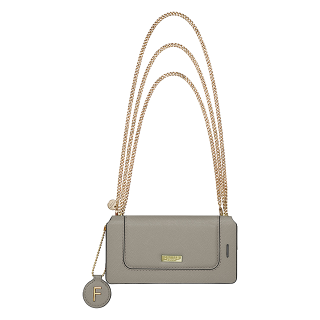 【iPhone8/7 ケース】Bag Type Leather Case ”Sac” (Gray)サブ画像