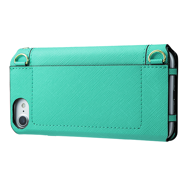【iPhone8/7 ケース】Bag Type Leather Case ”Sac” (Turquoise)サブ画像