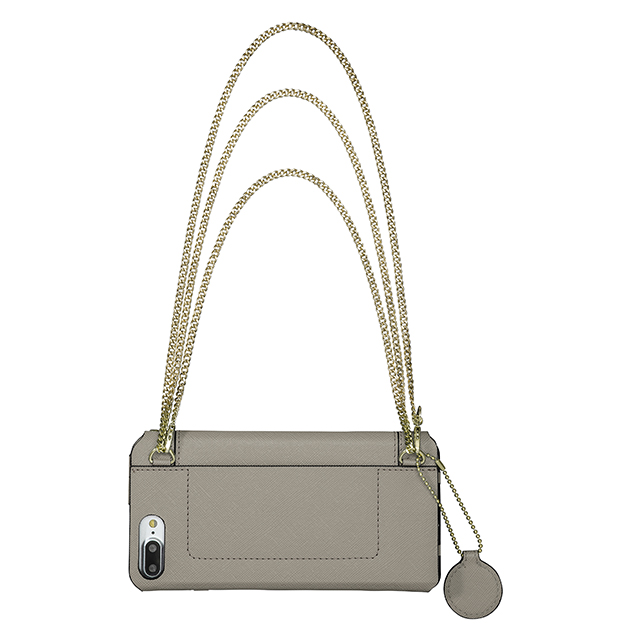 【iPhone8 Plus/7 Plus ケース】Bag Type Leather Case ”Sac” (Gray)サブ画像
