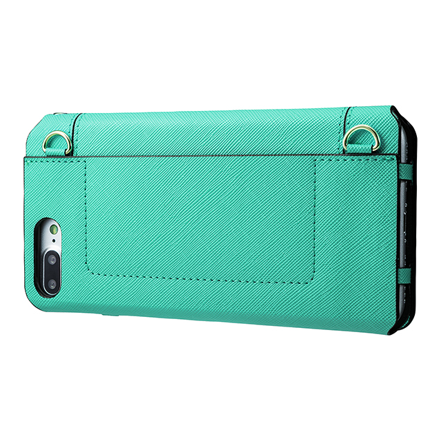 【iPhone8 Plus/7 Plus ケース】Bag Type Leather Case ”Sac” (Turquoise)サブ画像