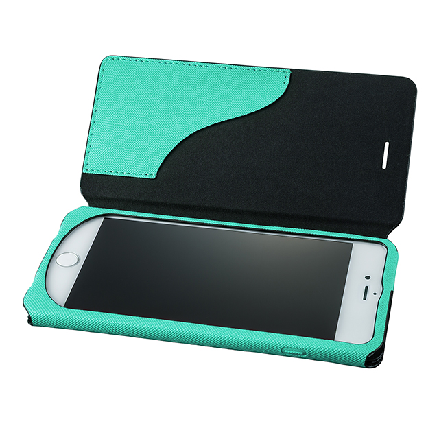 【iPhone8 Plus/7 Plus ケース】Bag Type Leather Case ”Sac” (Turquoise)サブ画像