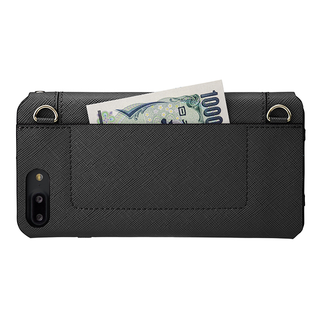 【iPhone8 Plus/7 Plus ケース】Bag Type Leather Case ”Sac” (Black)サブ画像