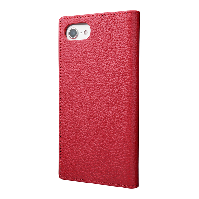 【iPhone8/7 ケース】Shrunken-calf Leather Case (Pink)サブ画像