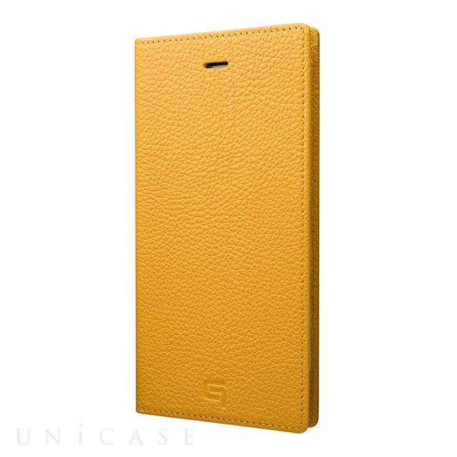 【iPhone8 Plus/7 Plus ケース】Shrunken-calf Leather Case (Yellow)