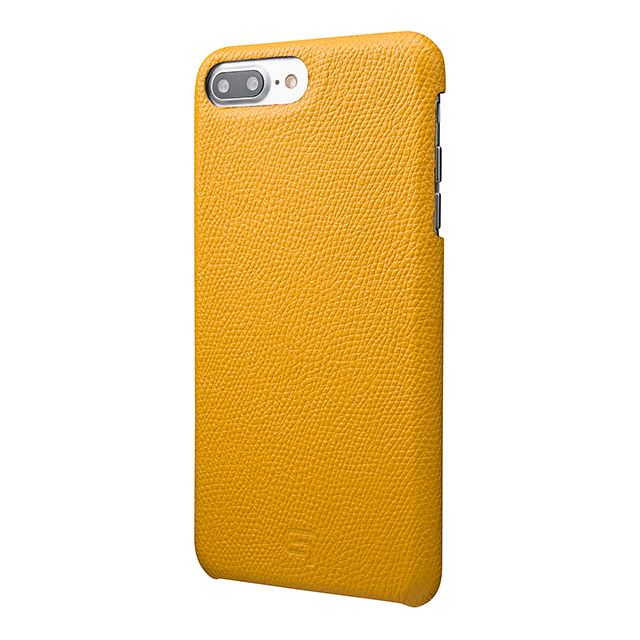 【iPhone8 Plus/7 Plus ケース】Embossed Grain Leather Case (Yellow)サブ画像