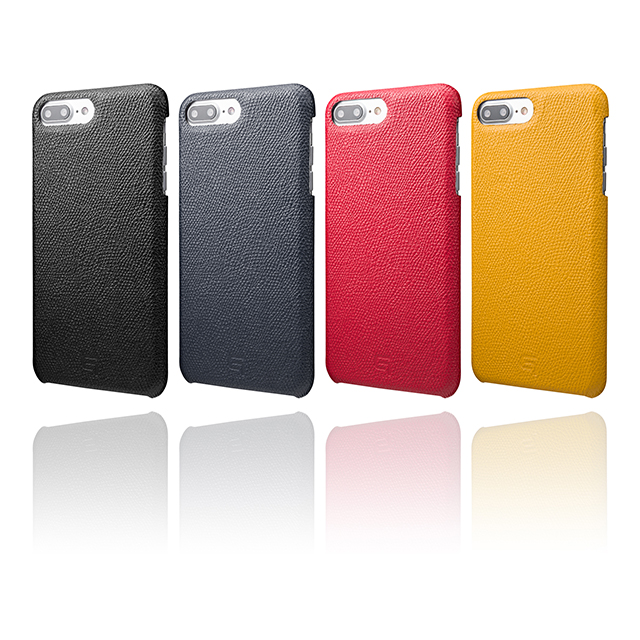 【iPhone8 Plus/7 Plus ケース】Embossed Grain Leather Case (Yellow)サブ画像