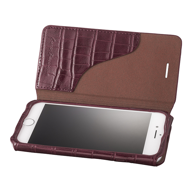 【iPhone8/7 ケース】PU Leather Case “EURO Passione 3” (Burgundy)goods_nameサブ画像