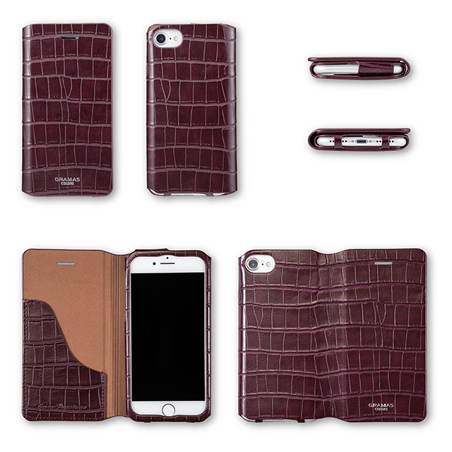 【iPhone8/7 ケース】PU Leather Case “EURO Passione 3” (Burgundy)goods_nameサブ画像