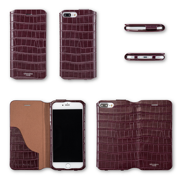 【iPhone8 Plus/7 Plus ケース】PU Leather Case “EURO Passione 3” (Burgundy)goods_nameサブ画像
