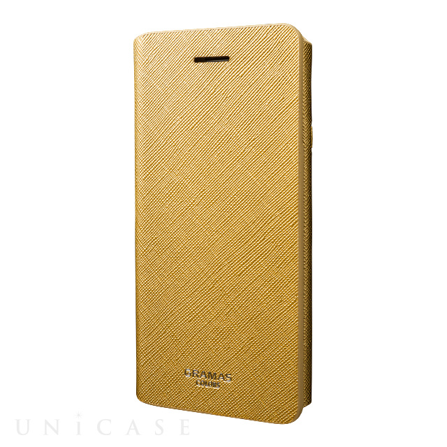 【iPhone8/7 ケース】Leather Case ”Quadrifoglio” (Gold)
