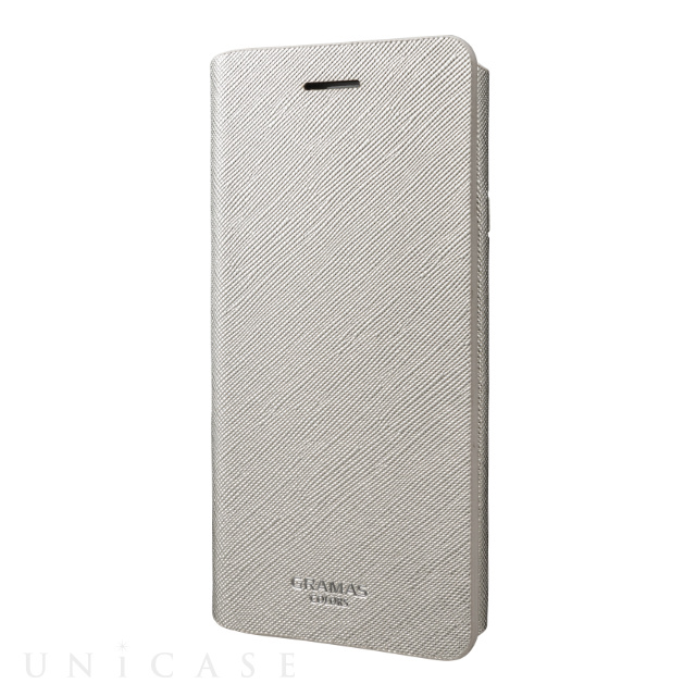 【iPhone8 Plus/7 Plus ケース】Leather Case ”Quadrifoglio” (Silver)
