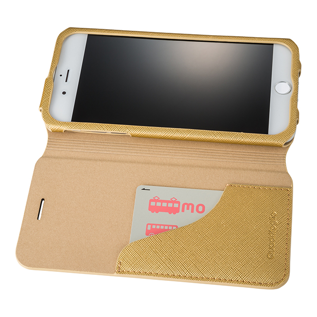 【iPhone8 Plus/7 Plus ケース】Leather Case ”Quadrifoglio” (Gold)サブ画像
