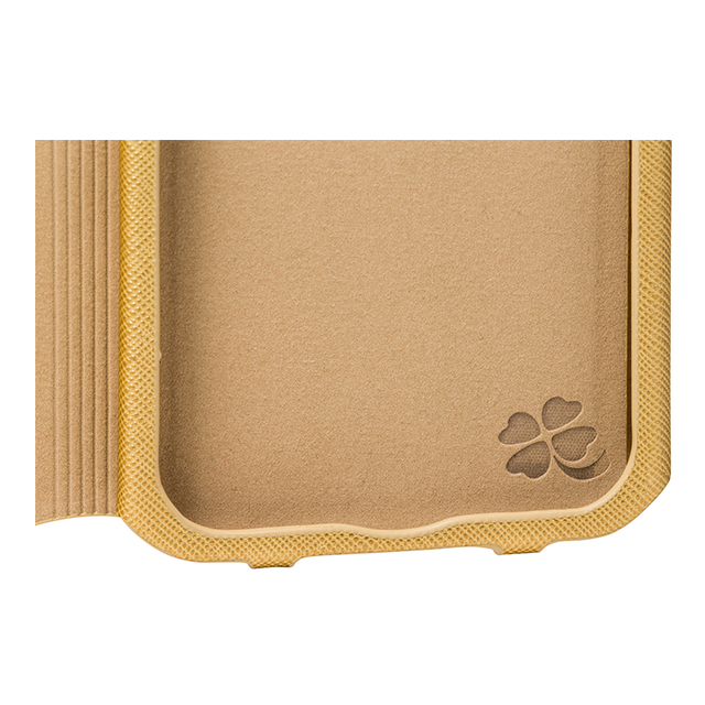 【iPhone8 Plus/7 Plus ケース】Leather Case ”Quadrifoglio” (Gold)goods_nameサブ画像