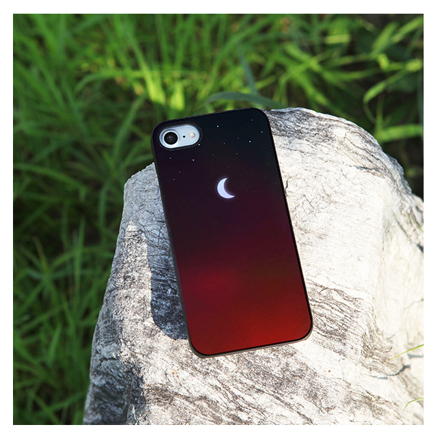 【iPhoneSE(第3/2世代)/8/7 ケース】Twinkle Case Mini Moon (Red)サブ画像