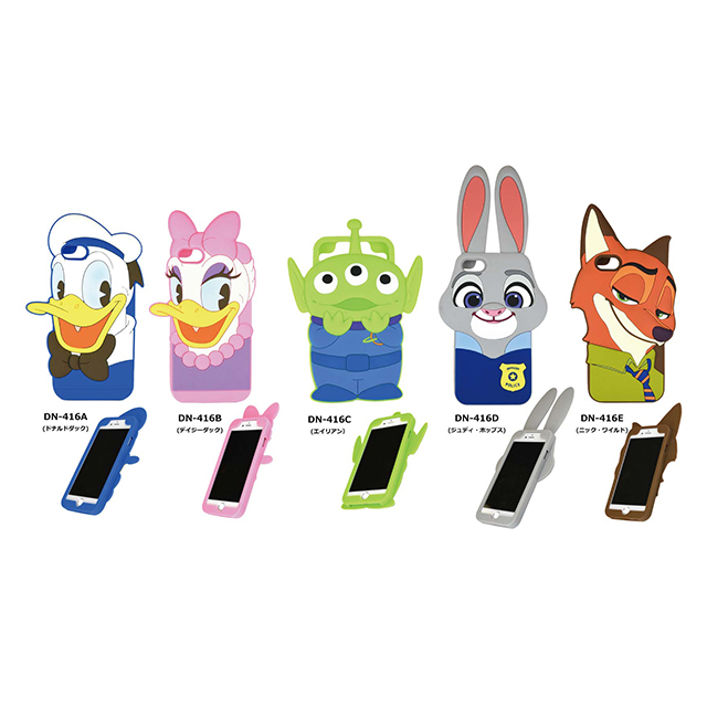 【iPhoneSE(第3/2世代)/8/7 ケース】ディズニーキャラクター ダイカットシリコンケース (エイリアン)goods_nameサブ画像