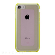 【iPhone8/7 ケース】”GEMS” Hybrid Case (Rose Quartz Light Pink×Lime Green)
