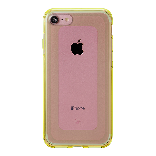 【iPhone8/7 ケース】”GEMS” Hybrid Case (Rose Quartz Light Pink×Lime Green)サブ画像