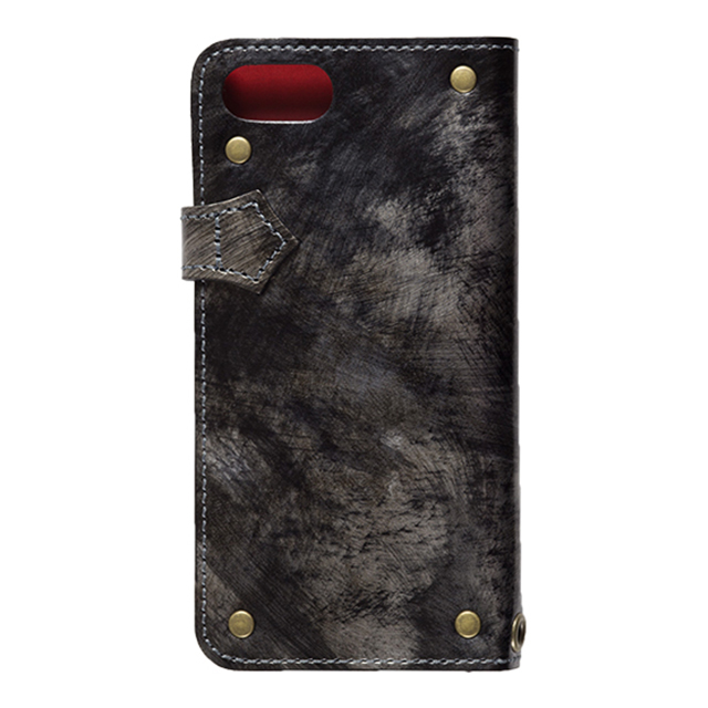 【iPhoneSE(第3/2世代)/8/7 ケース】Premium Leather case ”ROCX” (Silver)サブ画像