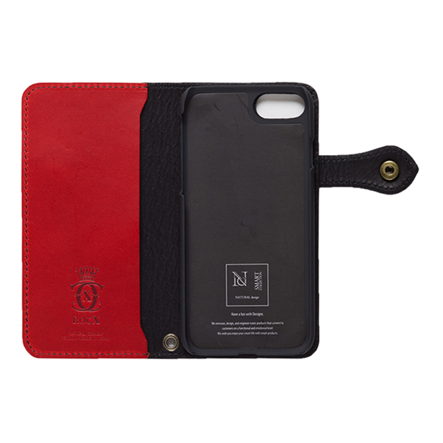 【iPhoneSE(第3/2世代)/8/7 ケース】Premium Leather case ”ROCX” (Brown)サブ画像