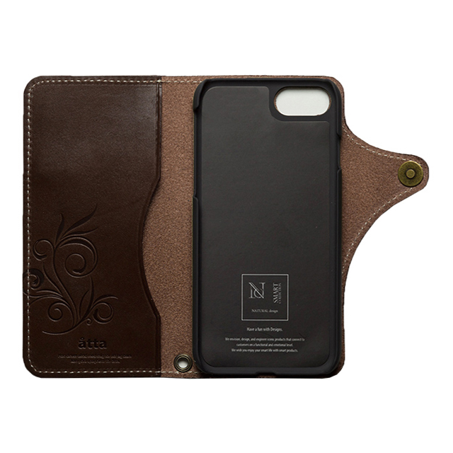 【iPhoneSE(第3/2世代)/8/7 ケース】SMART LEATHER (BROWN)サブ画像