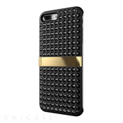 【iPhone8 Plus/7 Plus ケース】CRYSTALLINE SPECTRUM Gold Series (Black)