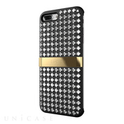 【iPhone8 Plus/7 Plus ケース】CRYSTALLINE SPECTRUM Gold Series (Black/White)